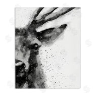 Brandon Wong | Elk Portrait Paint Splatter