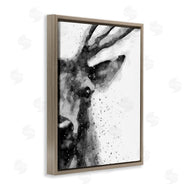 Brandon Wong | Elk Portrait Paint Splatter