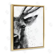 Brandon Wong | Elk Portrait Paint Splatter