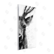 Brandon Wong | Elk Portrait Paint Splatter