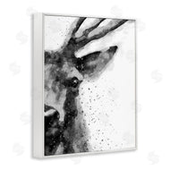 Brandon Wong | Elk Portrait Paint Splatter