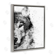 Brandon Wong | Wolf Portrait Paint Splatter