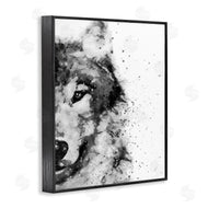Brandon Wong | Wolf Portrait Paint Splatter