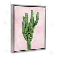 Mia Jensen | Desert Cactus over Pastel Pink