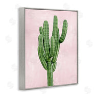Mia Jensen | Desert Cactus over Pastel Pink