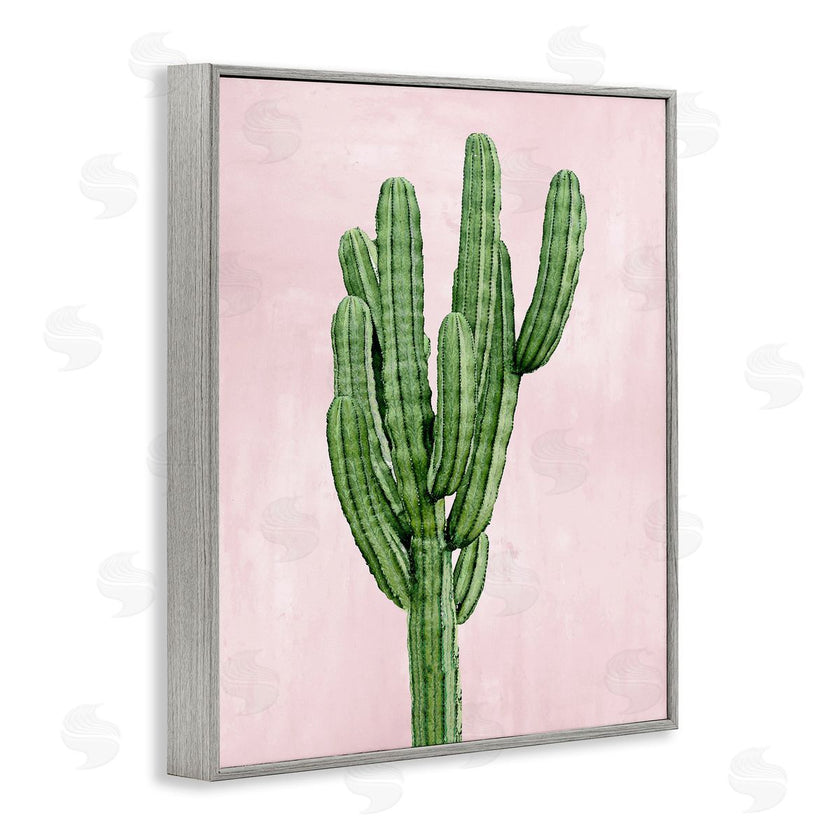Mia Jensen | Desert Cactus over Pastel Pink
