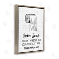 Lettered and Lined | Bathroom Limited Toilet Paper