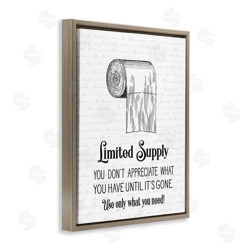 Lettered and Lined | Bathroom Limited Toilet Paper