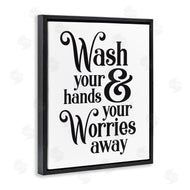 Lettered and Lined | Wash Your Hands and Worries
