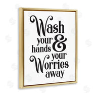 Lettered and Lined | Wash Your Hands and Worries