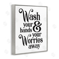 Lettered and Lined | Wash Your Hands and Worries