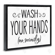 Lettered and Lined | No Seriously Wash Your Hands