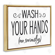 Lettered and Lined | No Seriously Wash Your Hands