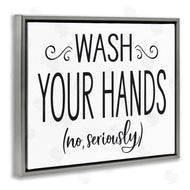 Lettered and Lined | No Seriously Wash Your Hands