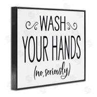 Lettered and Lined | No Seriously Wash Your Hands