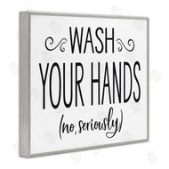 Lettered and Lined | No Seriously Wash Your Hands
