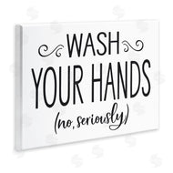 Lettered and Lined | No Seriously Wash Your Hands