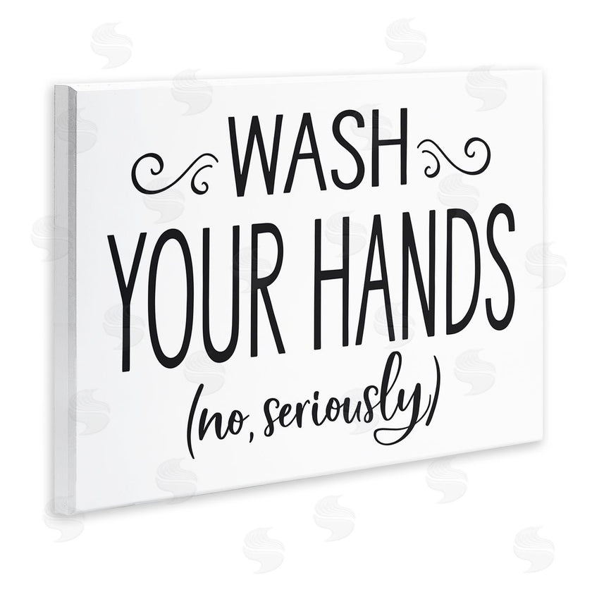 Lettered and Lined | No Seriously Wash Your Hands