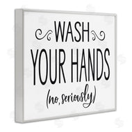 Lettered and Lined | No Seriously Wash Your Hands