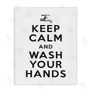 Lettered and Lined | Keep Calm and Wash Hands