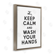 Lettered and Lined | Keep Calm and Wash Hands