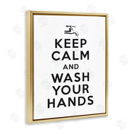 Lettered and Lined | Keep Calm and Wash Hands