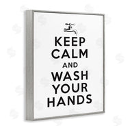 Lettered and Lined | Keep Calm and Wash Hands