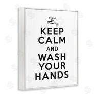 Lettered and Lined | Keep Calm and Wash Hands