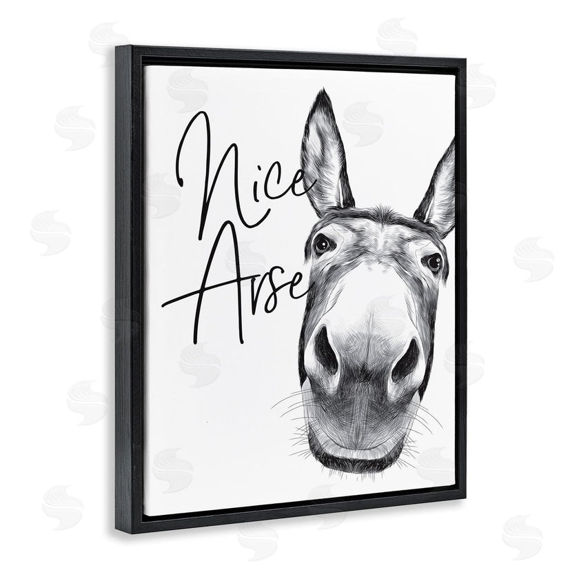 Lettered and Lined | Donkey Bathroom Humor