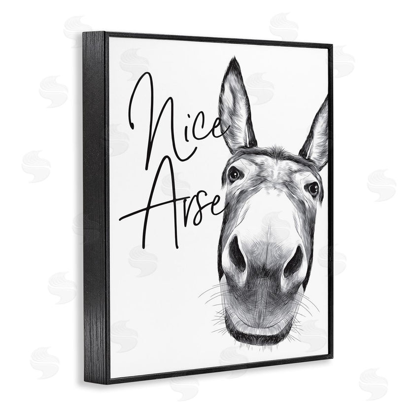 Lettered and Lined | Donkey Bathroom Humor