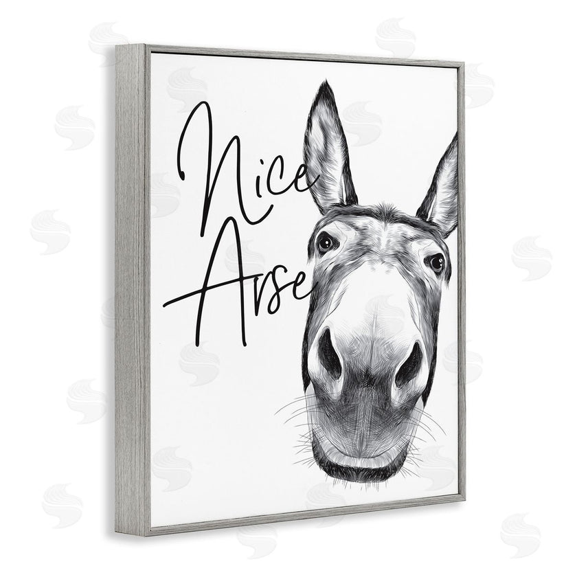Lettered and Lined | Donkey Bathroom Humor