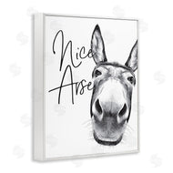 Lettered and Lined | Donkey Bathroom Humor