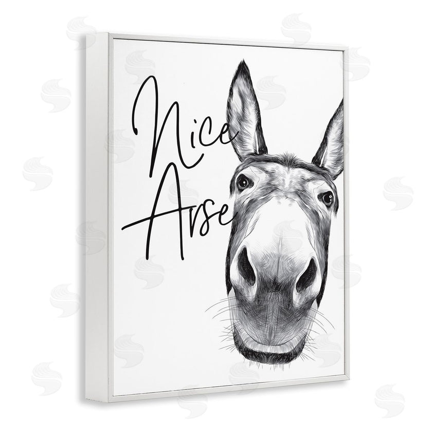 Lettered and Lined | Donkey Bathroom Humor