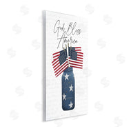 Lettered and Lined | Patriotic Flag Jars