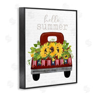Lettered and Lined | Hello Summer Sunflower Truck