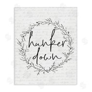 Lettered and Lined | Hunker Down Spring Wreath