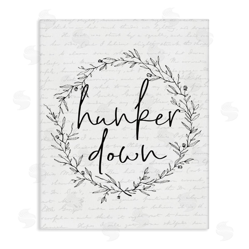 Lettered and Lined | Hunker Down Spring Wreath