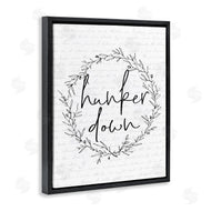 Lettered and Lined | Hunker Down Spring Wreath