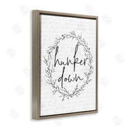 Lettered and Lined | Hunker Down Spring Wreath