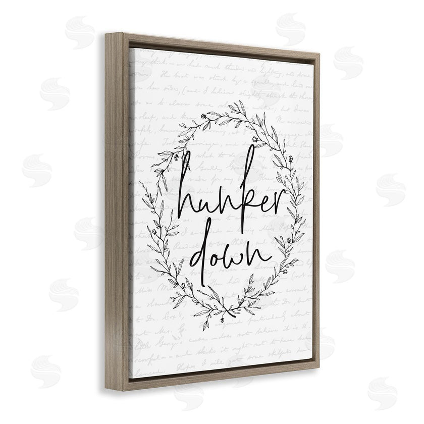 Lettered and Lined | Hunker Down Spring Wreath