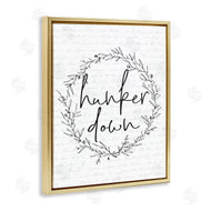 Lettered and Lined | Hunker Down Spring Wreath