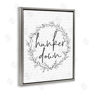 Lettered and Lined | Hunker Down Spring Wreath