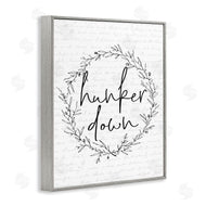 Lettered and Lined | Hunker Down Spring Wreath