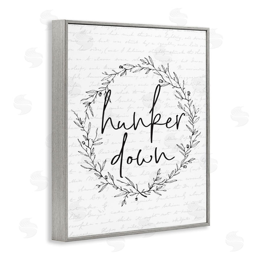 Lettered and Lined | Hunker Down Spring Wreath