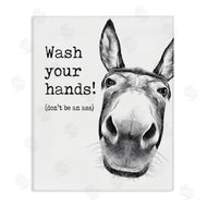 Lettered and Lined | Wash Your Hands Donkey Quote