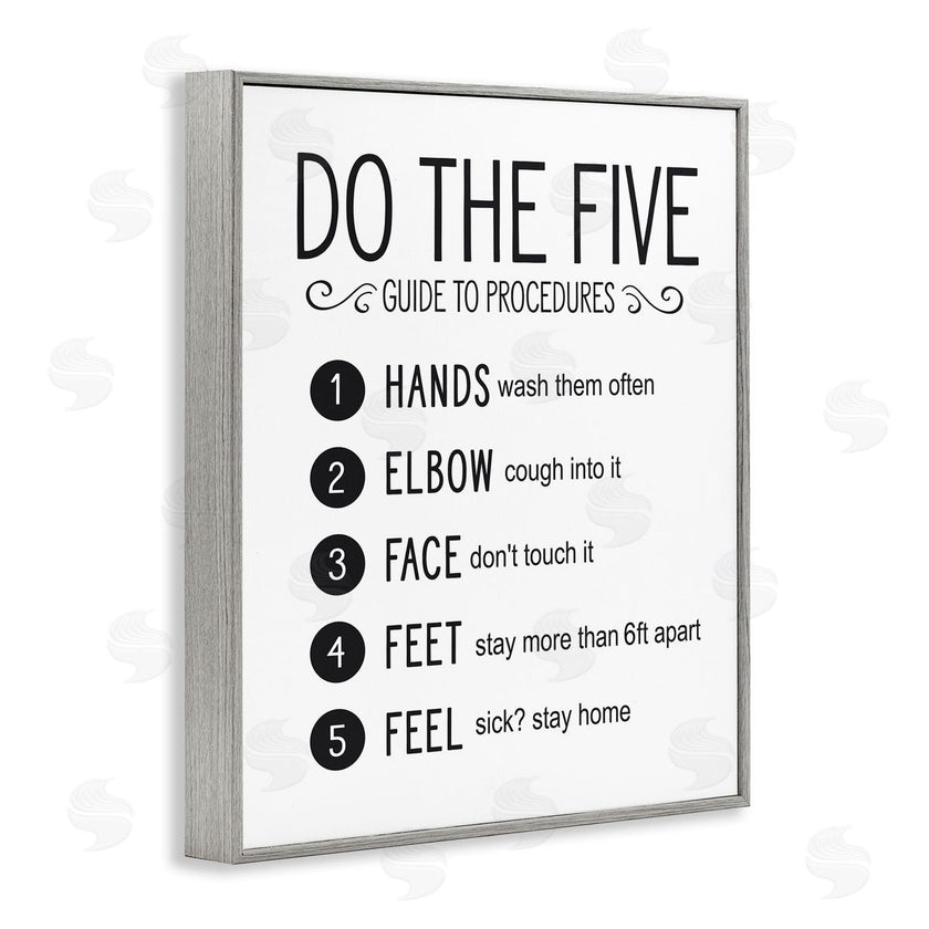 Lettered and Lined | Five Procedures of Cleanliness