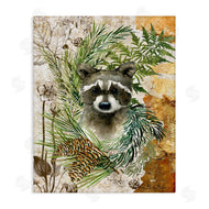 Sherri Buck Baldwin | Baby Raccoon in Fern Forest
