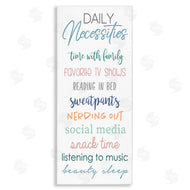 Anna Quach | Daily Necessities Self-Care List