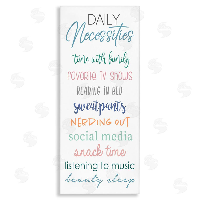 Anna Quach | Daily Necessities Self-Care List