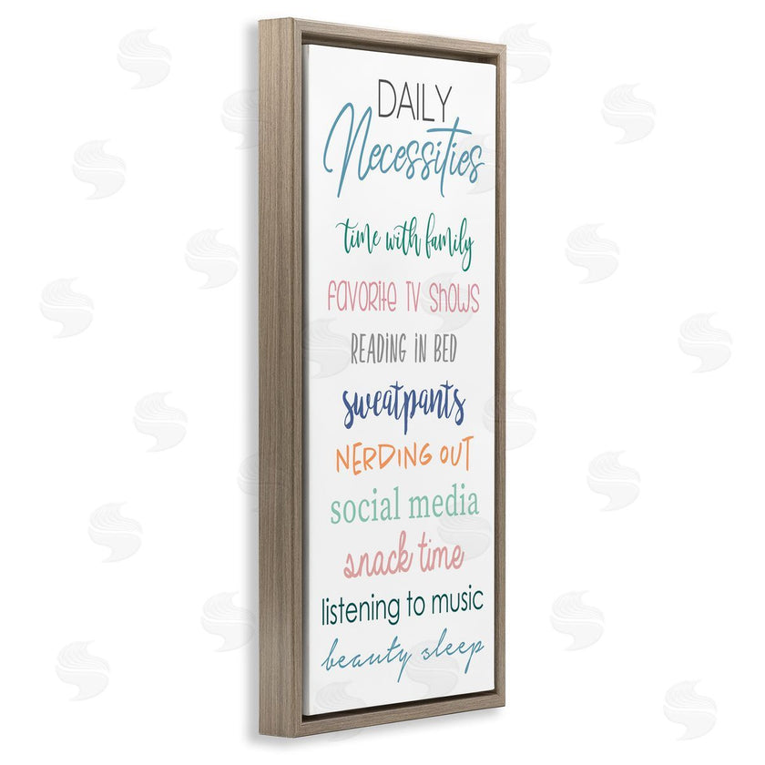 Anna Quach | Daily Necessities Self-Care List